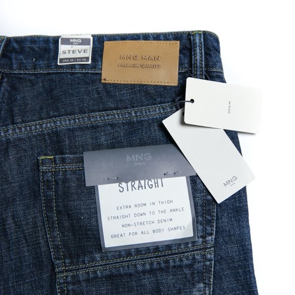 Straight Fit Mango Jeans - Picture 2 of 4
